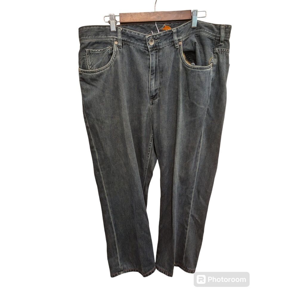 Tommy Bahama Denim Cayman Jeans Relaxed‎ Fit  Dark Wash Pants 40X30 Actual 40x28